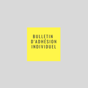 Bulletin d'adhésion individuel